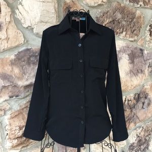 Vintage Havana long sleeve cut out back.